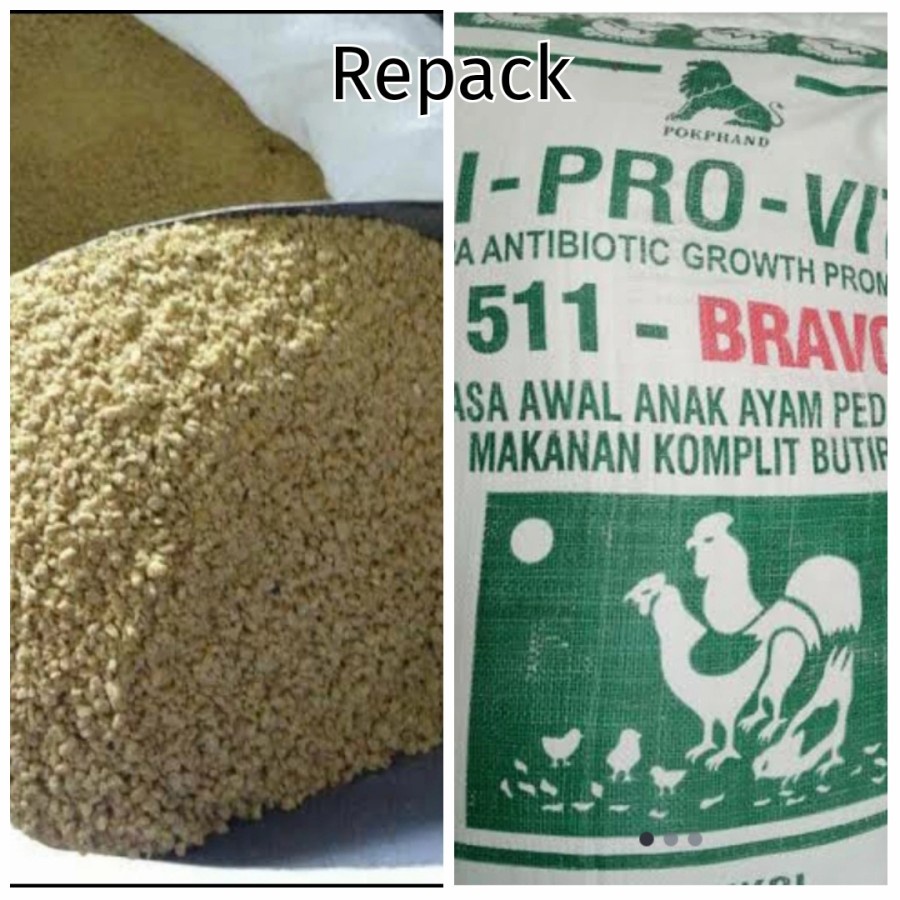 Terlaris Pur Bravo Pakan Ayam Unggas Pedaging  511 - 512