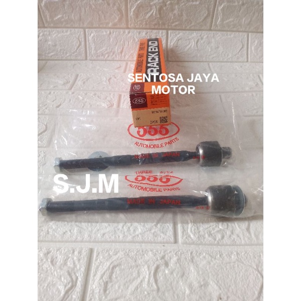 RACK END LONG TIE ROD HONDA JAZZ GK5 S RS 2014 2015 2016 2017 2018 2019 2020 JAPAN MERK 555 HARGA 2PC