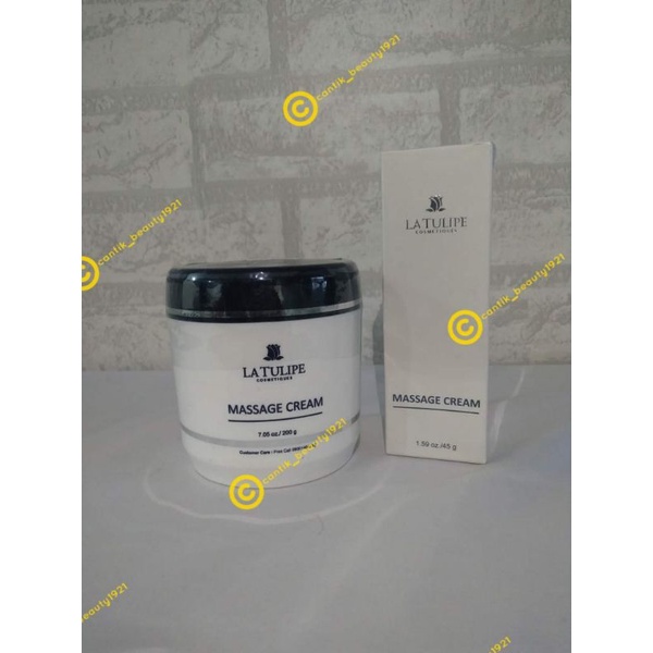 LA TULIPE MASSAGE CREAM (MASSAS WAJAH)