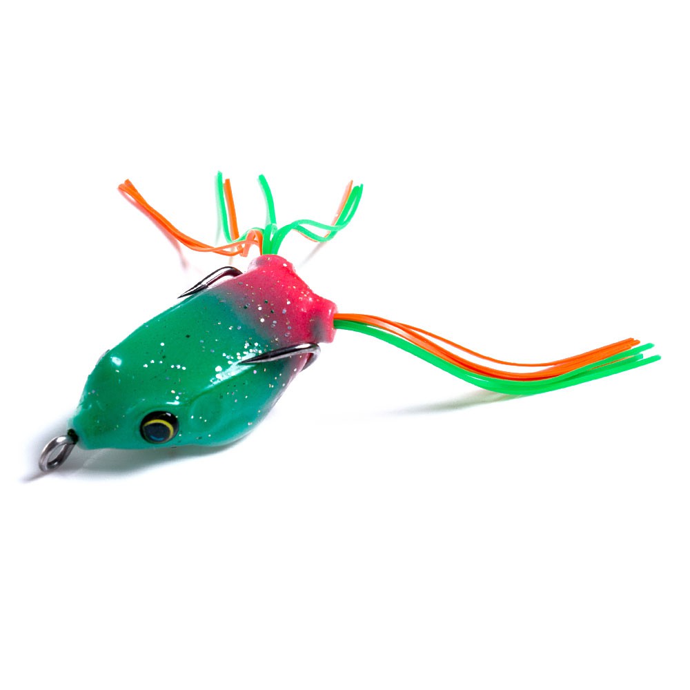 Hengjia 1pc Umpan Pancing Soft Bait Bentuk Katak Ukuran Fishing Lure 4cm/4.8g New Small Soft Thunder Frog Lure Casting Mini Thunder Frog Lure Umpan