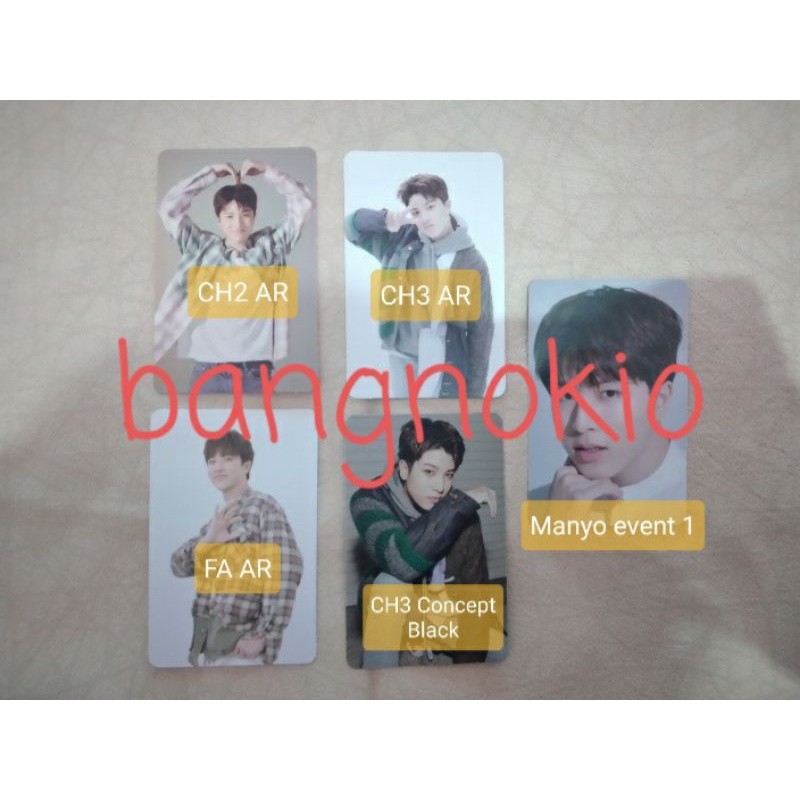 Bundle PC So Junghwan Treasure The 1st Step Album Chapter 1, 2, 3, FA Treasure Effect, Manyo
