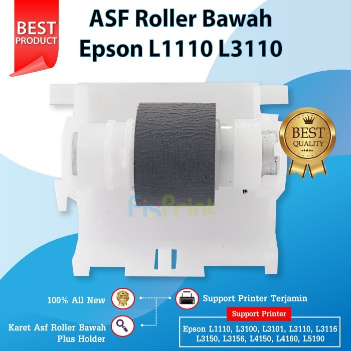 ASF Roller Bawah Epson L1110 L3110 Roll Penarik Kertas Printer EcoTank L3150 L4150 L4160 L5190