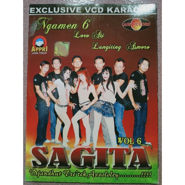 VCD original sagita ngamen 6, 9, lagu anak