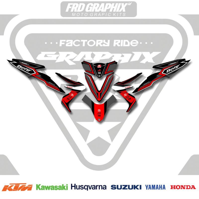 Decal stiker Beat New ESP STREET