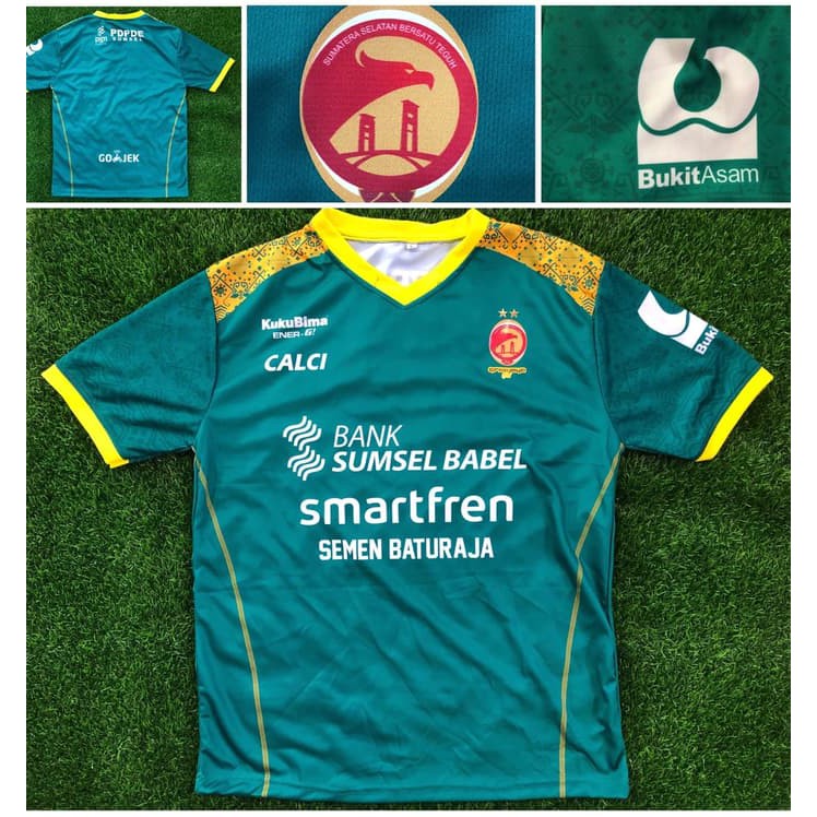 TURUN HARGA HIJAU jersey sriwijaya fc away gradeori liga 1 gojek 2018 2019