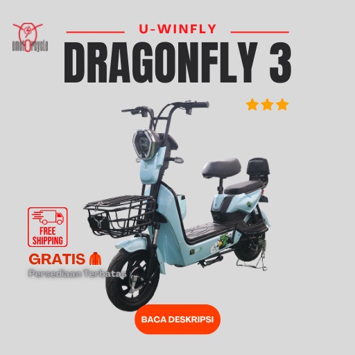 Sepeda Motor Listrik Uwinfly DragonFly 3