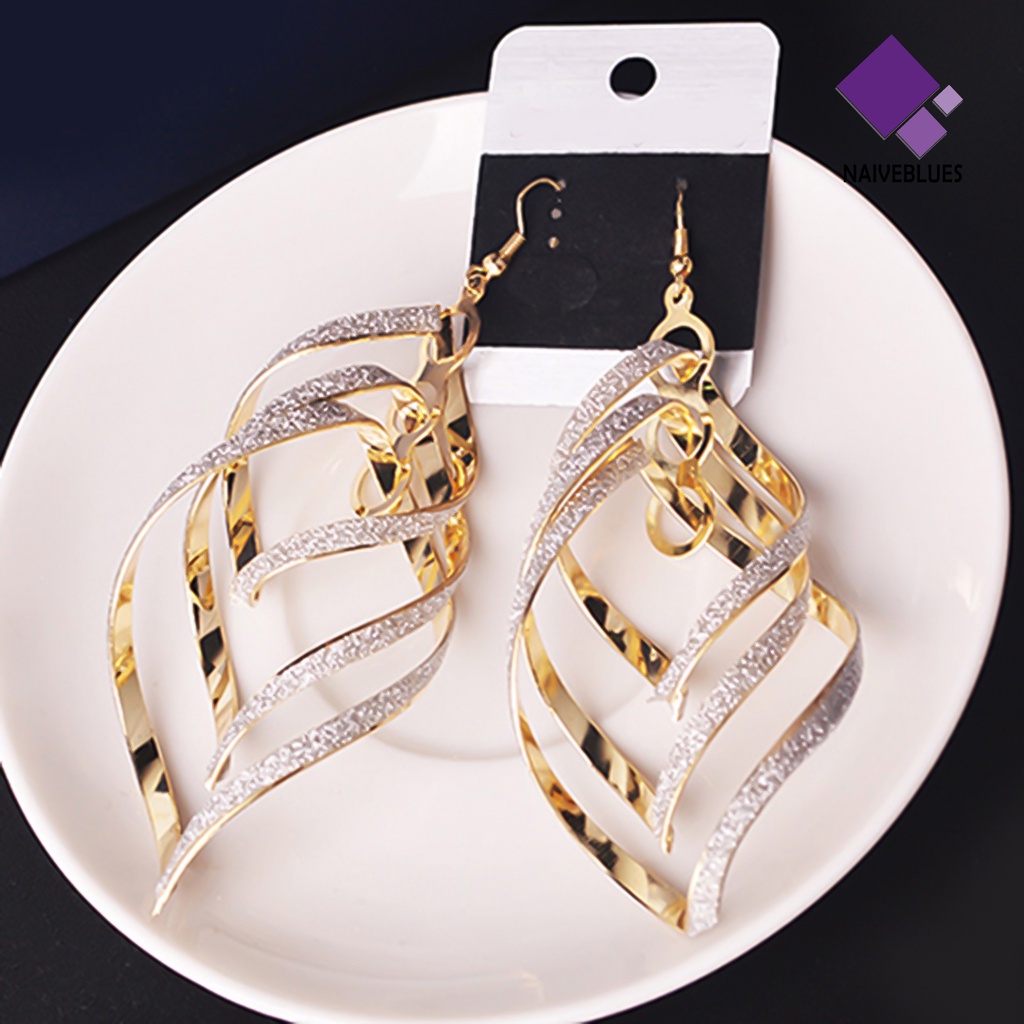 Anting Kait Multi layer Bahan Alloy Untuk Pesta