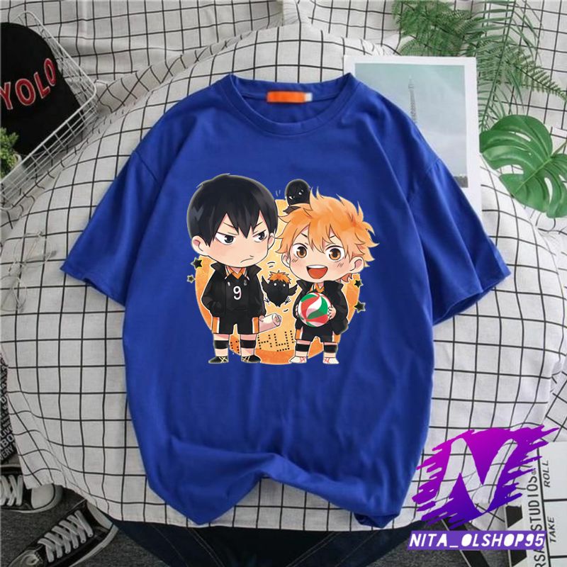 kaos haikyuu baju anak anime haikyuu