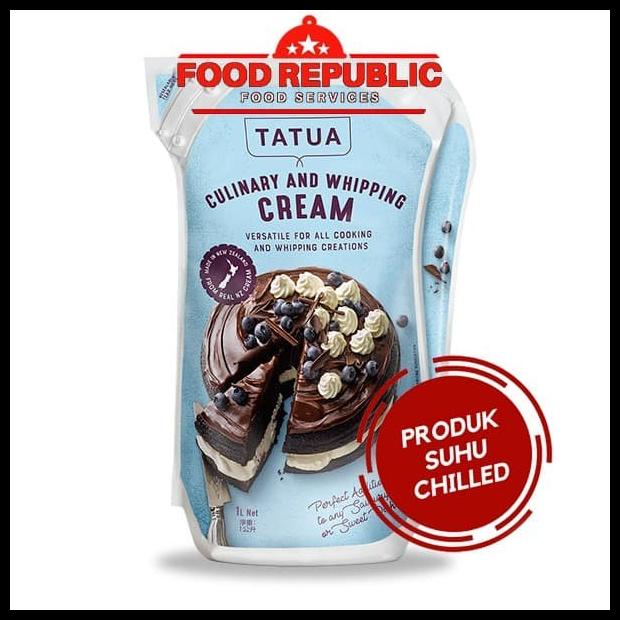 

TERBARUU!! Tatua Culinary dan Whipping Cream 1 LTR Import New Zealand Best Seller COD