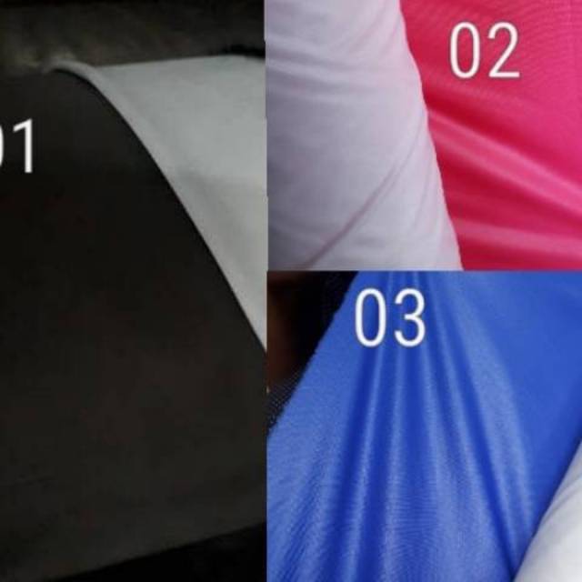 Kain Parasut Parasit Milky Coating Waterproof Murah Meteran 1M x 1.5M