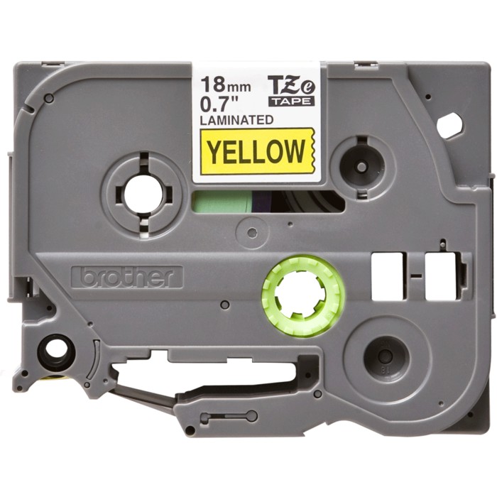 Brother Ptouch Label Tape TZe-641 18mm Black on Yellow TZe641 Resmi