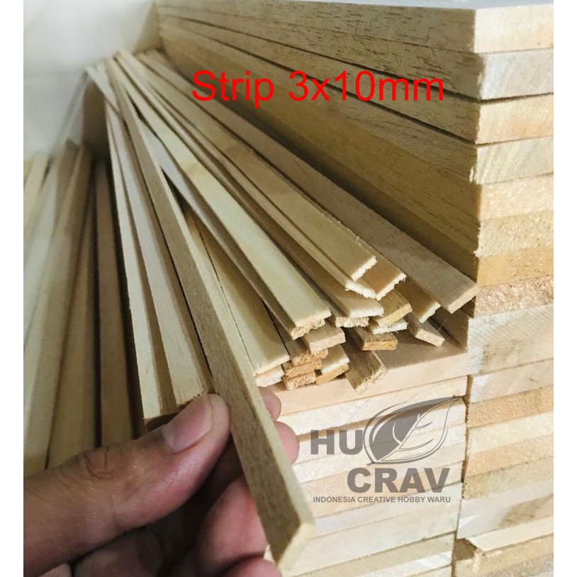  Balsa  strip 3mmx10mmx1000mm aeromodelling kayu  balsa  stik 