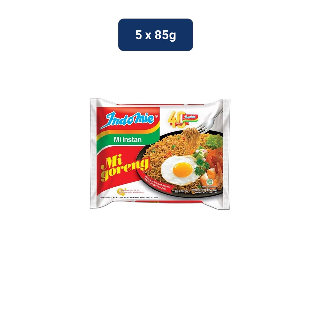 

Indomie Mi Goreng Mie Instan 5 x 85 gr