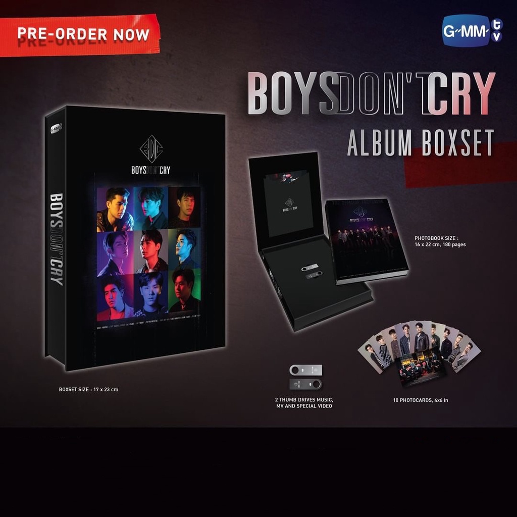 [READY STOCK] BOYS DON’T CRY ALBUM BOXSET