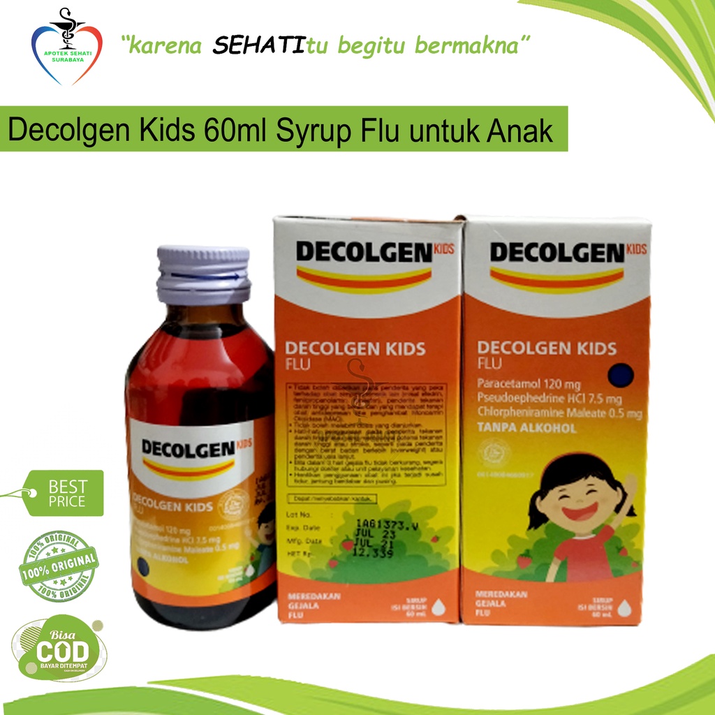 Decolgen Kids obat batuk pilek anak