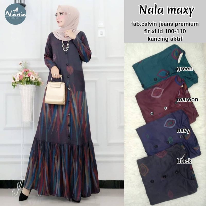 Gamis Jumbo Nala Maxy By Nania Collection