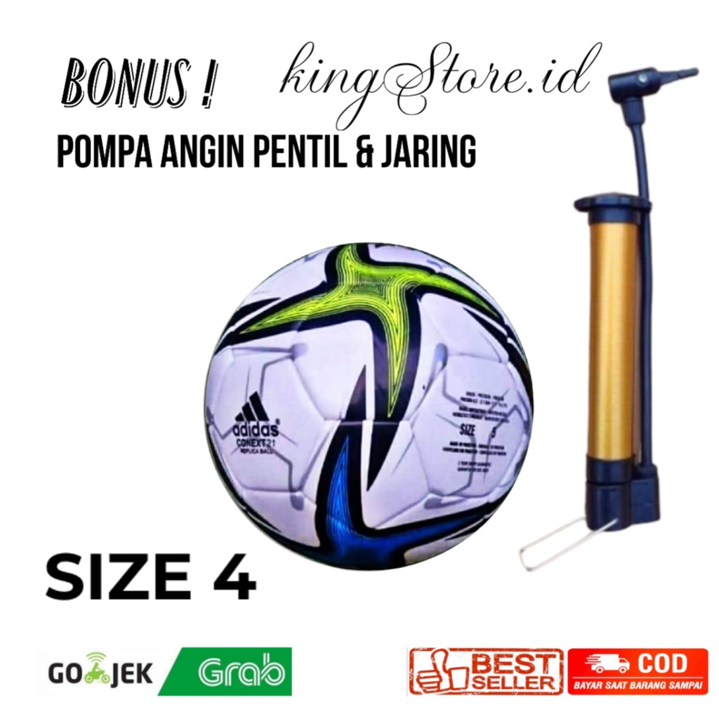 Bola Sepak Bola Kaki Size 4 Adidas