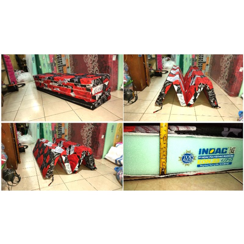 Kasur lipat inoac D23 no 1 200x180x10 busa inoac asli ,tebal 10cm