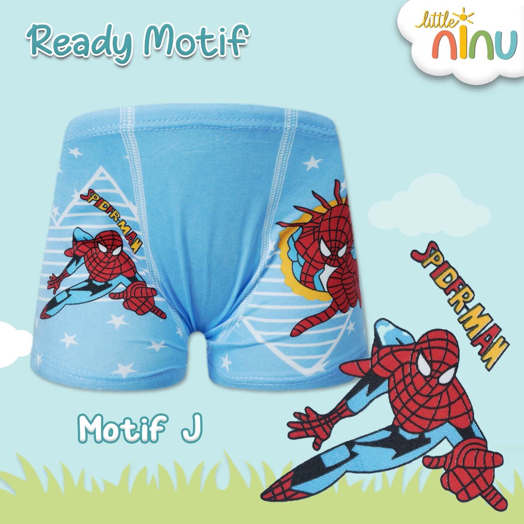 LITTLE NINU CD Celana Dalam Boxer Anak Premium 0003