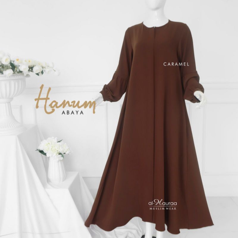 Gamis Hanum Caramel by Al Hauraa