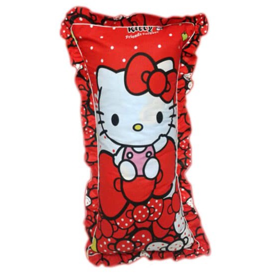 Bantal Cinta Karakter + Sarung Motif - HelloKitty