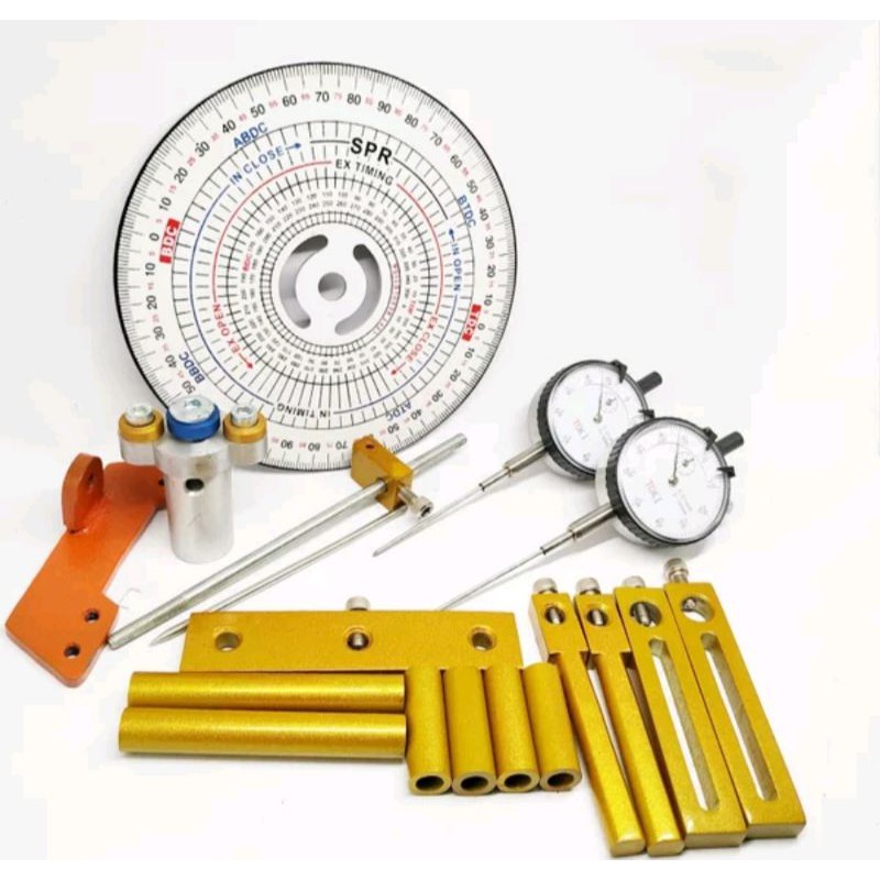 BUSUR DERAJAT SPR RACING SET DIAL ORANGE DAN BURET