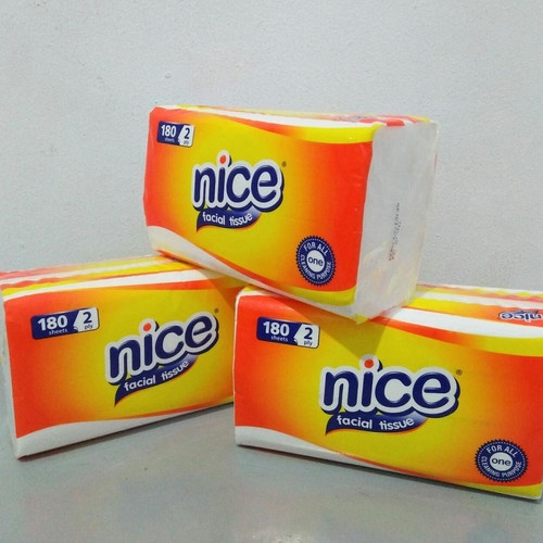 TISU NICE 180 SHEETS 2PLY FACIAL TISSUE ( PROMO SPESIAL )