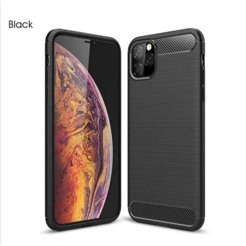 Silicon Case Iphone 11 Pro Max 11Pro 11ProMax ProMax 5.8 6.1 6.5 Softcase iPAKY Carbon Casing Cover TPU Silikon Soft Jelly elegan pelindung belakang handphone