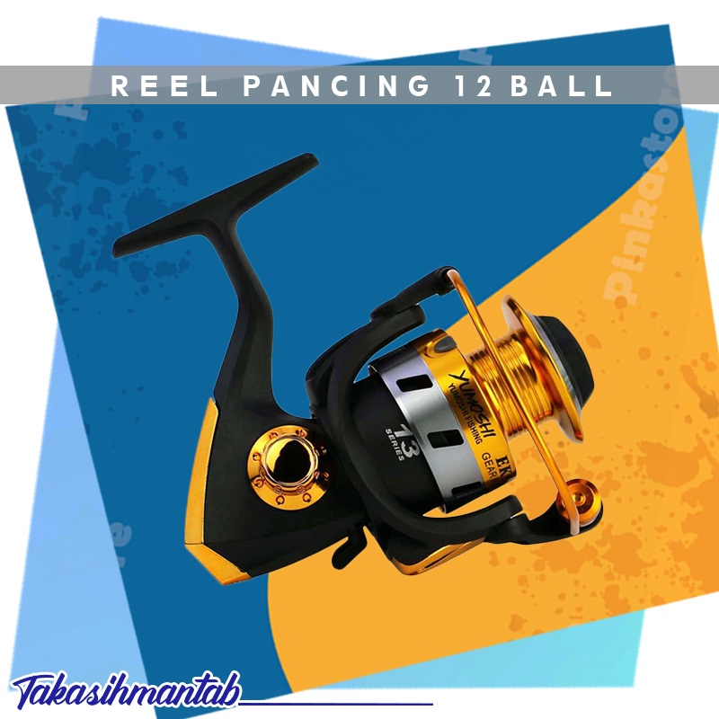 REEL PANCING  NON POWER HANDLE  LAUT BAHAN METAL KATROL PANCING SUNGAI 13BALL EK3000 EK 4000 EK5000