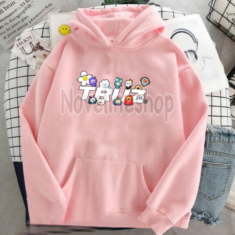  JAKET KPOP HOODIE TREASURE TRUZ KOREAN KPOP PREMIUM FLEECE M - XXL HOODIE WANITA & PRIA-1