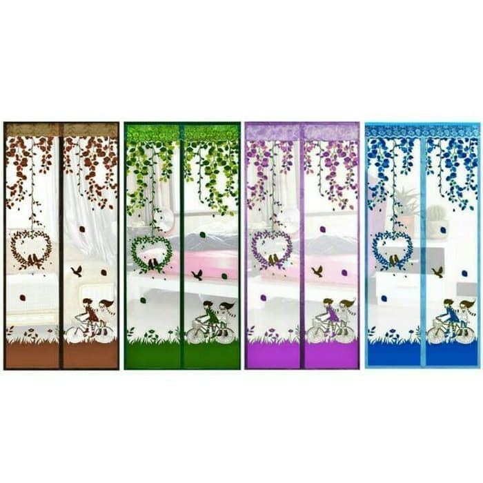 Kelambu- Tirai Magnet Anti Nyamuk Tirai Pintu Tirai Kamar Tidur / Kelambu -Kelambu.