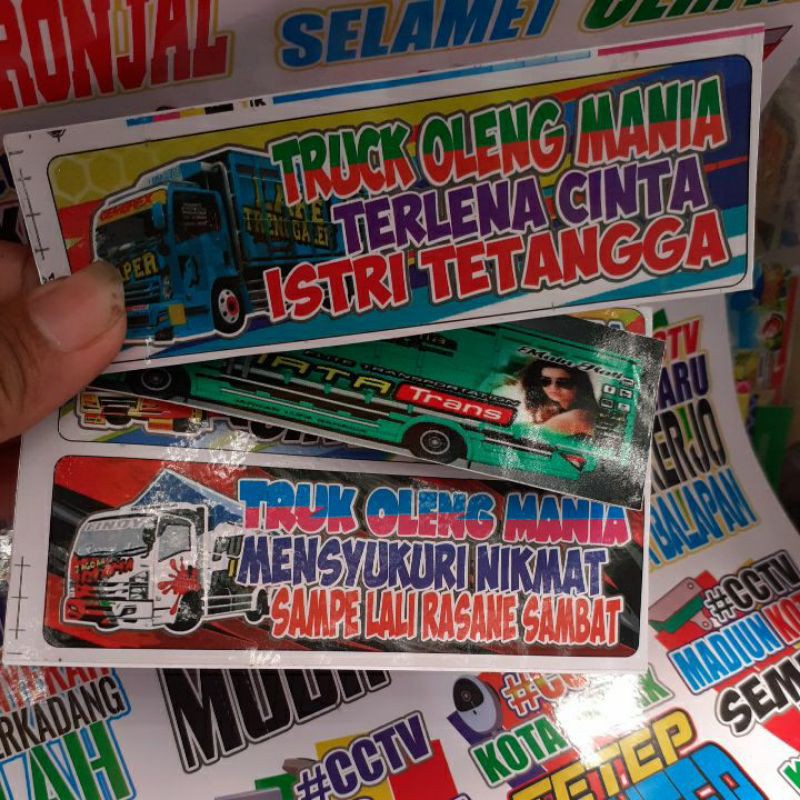 

sticker truck oleng