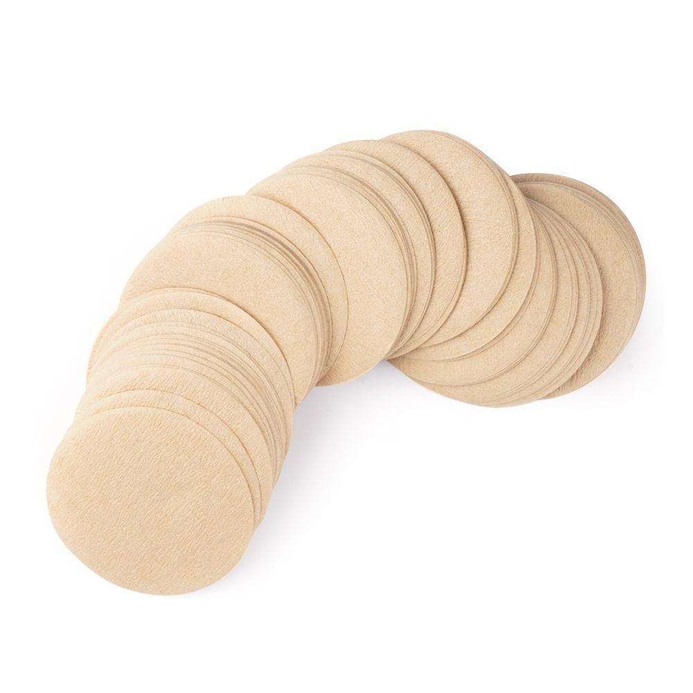 Solighter 100pcs Coffee Filters Kertas Alat Kopi Rumah Kapsul Isi Ulang Bulat