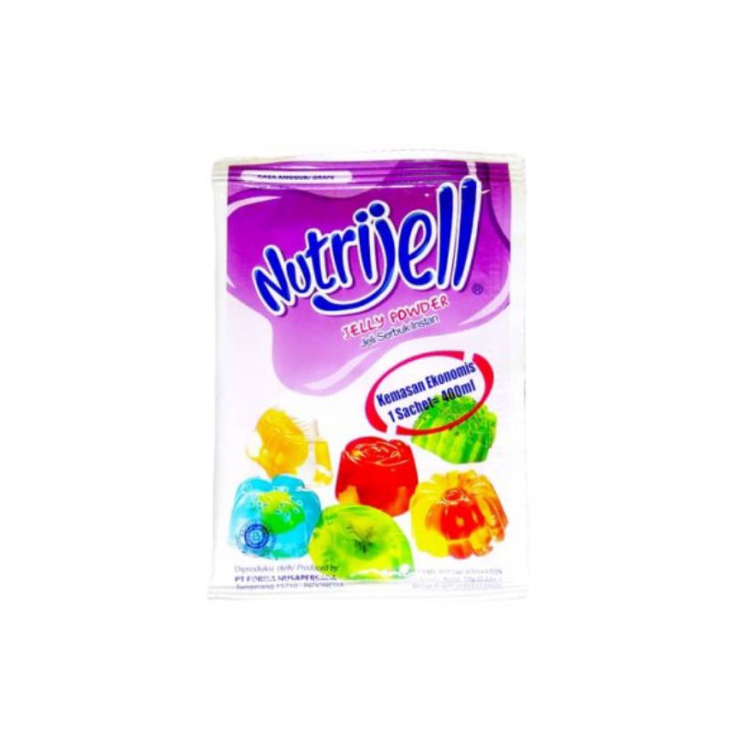 Nutrijell Nutrijel 10gram / Bubuk agar jelly pudding instan nutrijell