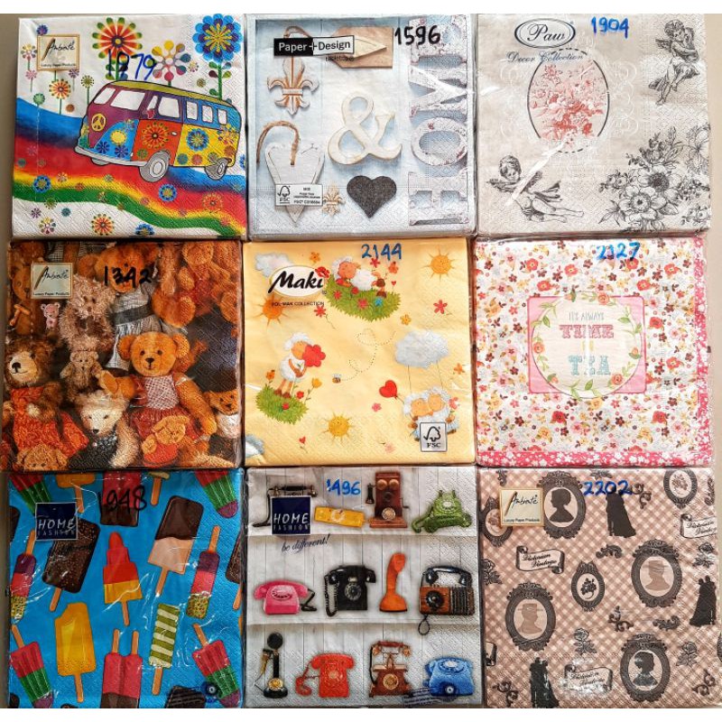 napkin decoupage