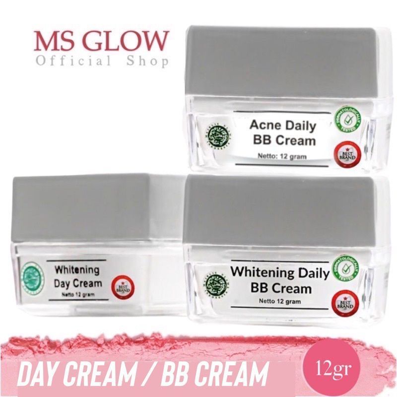 MS GLOW DAY CREAM WHITENING MS GLOW CREAM SIANG MS GLOW ORIGINAL