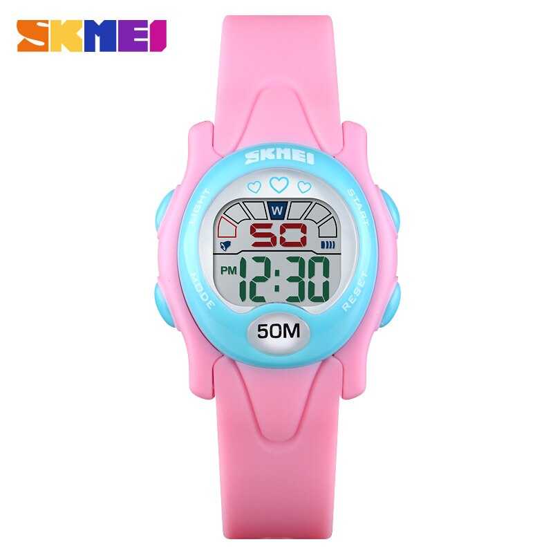 SKMEI Kids Jam Tangan Sporty Anak  1478 Aneka warna Hitam Merah Biru Hijau kuning Titanium Gray Silv