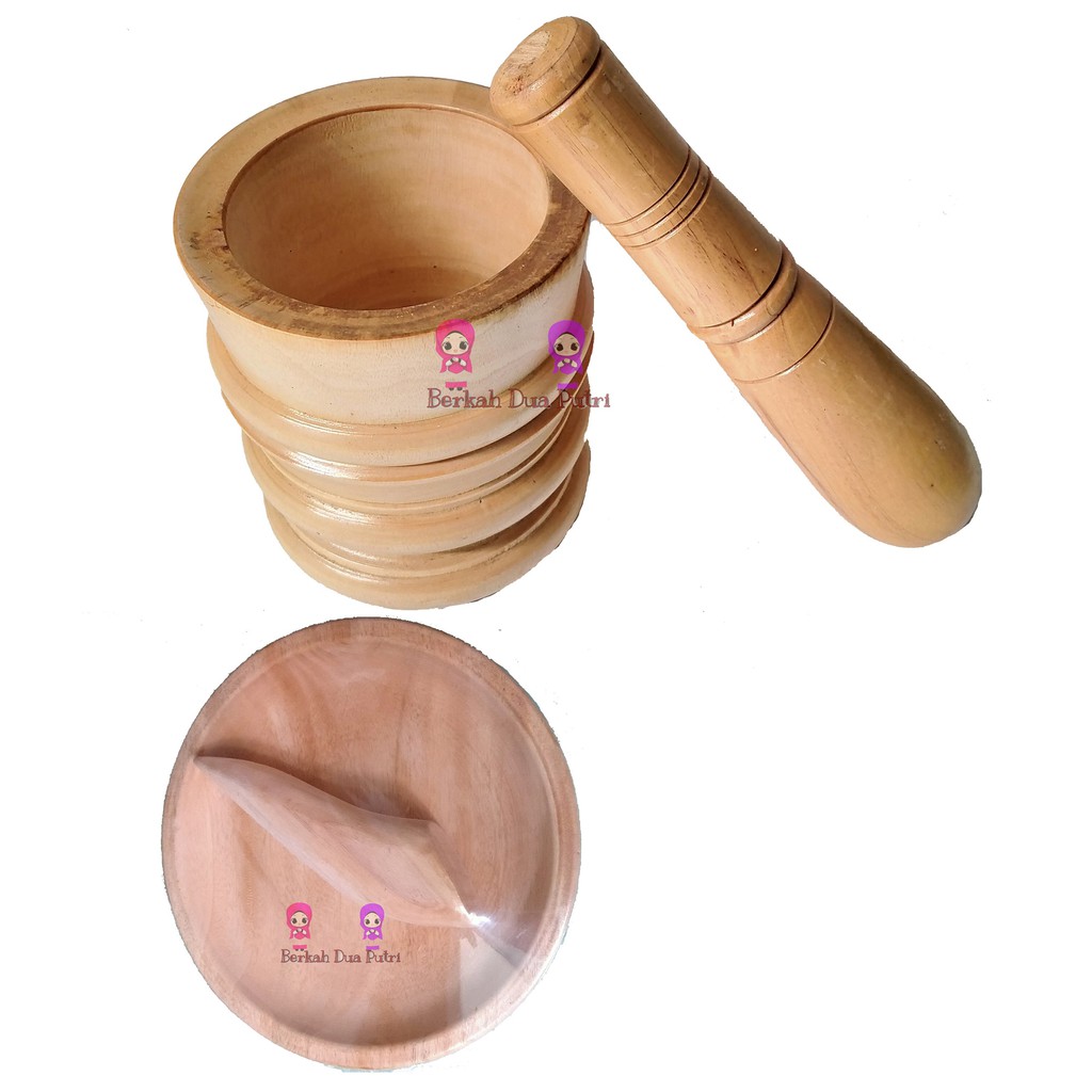 Set Lumpang Kayu free Cobek / Lumpang Kayu / Cobek