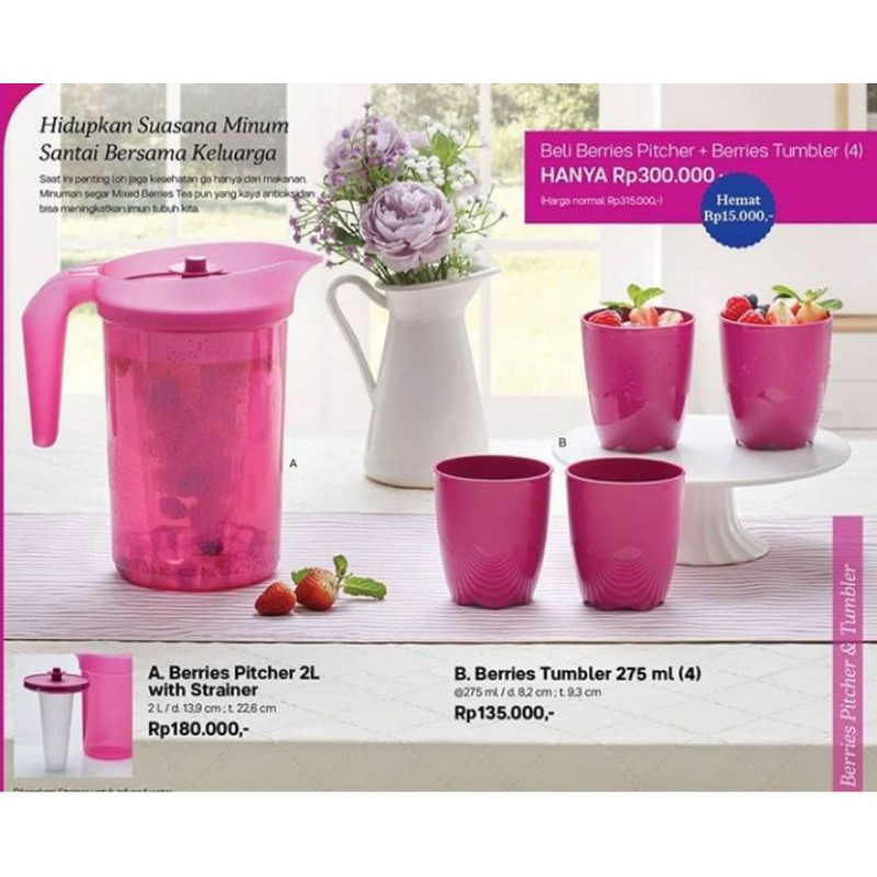 Berries pitcher set
