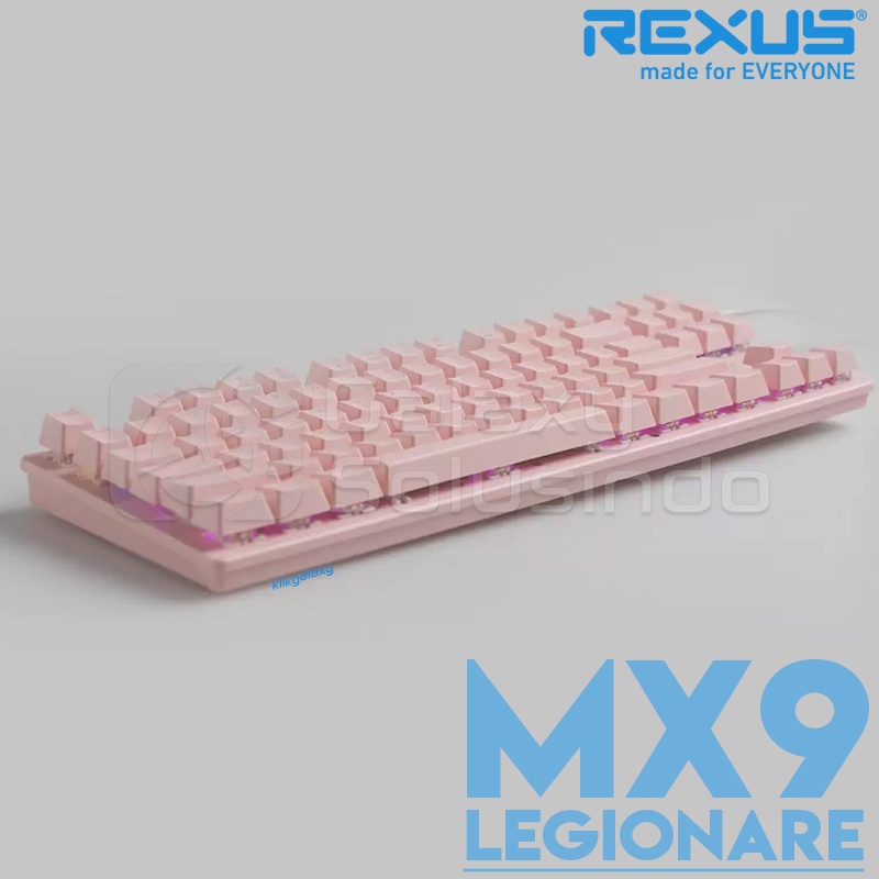 Rexus LEGIONARE MX9 Pink TKL Mechanical Gaming Keyboard - Blue Switch
