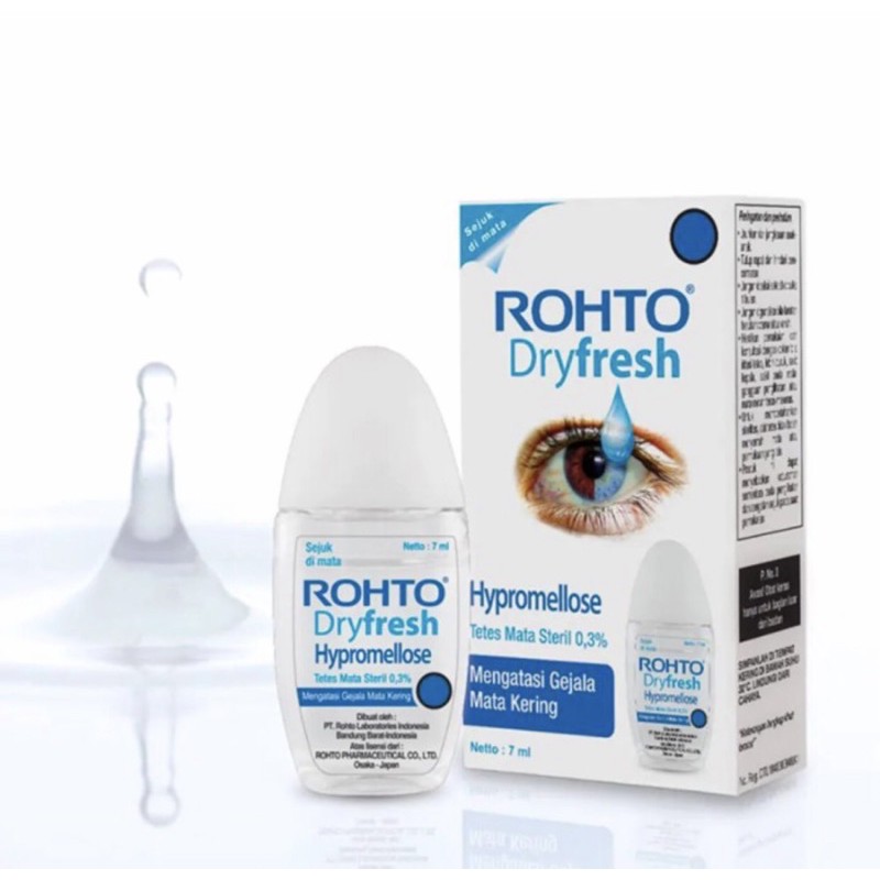 Rohto dry fresh 7 ml ( tetes mata meringankan mata kering )