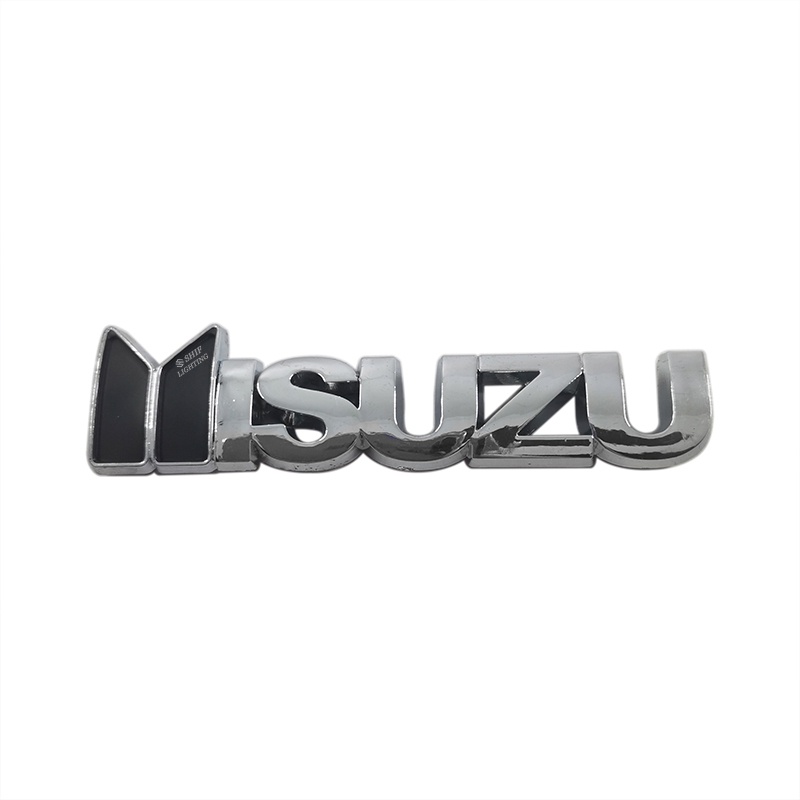 1pc Stiker Emblem Logo ISUZU Bahan ABS Krom Untuk Dekorasi Mobil ISUZU