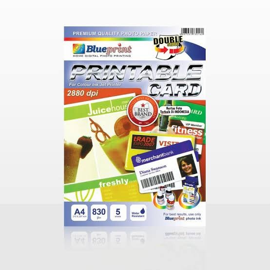 

READY ID CARD BLUEPRINT / PRINTABLE CARD TERMURAH