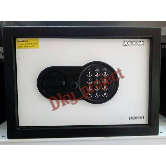 Safety box / brangkas / steel safe krisbow 200mm