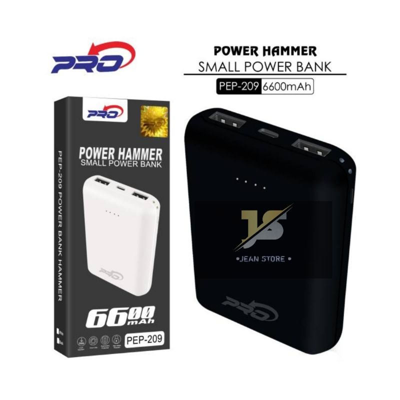 Power Bank PRO PEP-209 LED 6600MAH