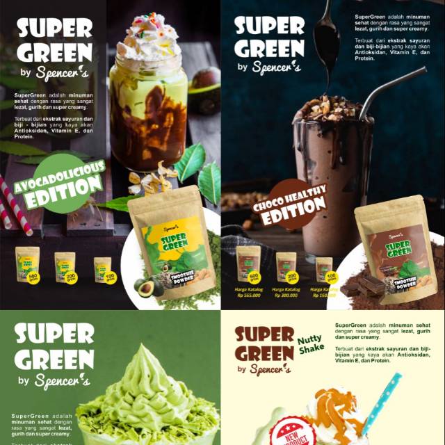 

Supergreen smoothie powder