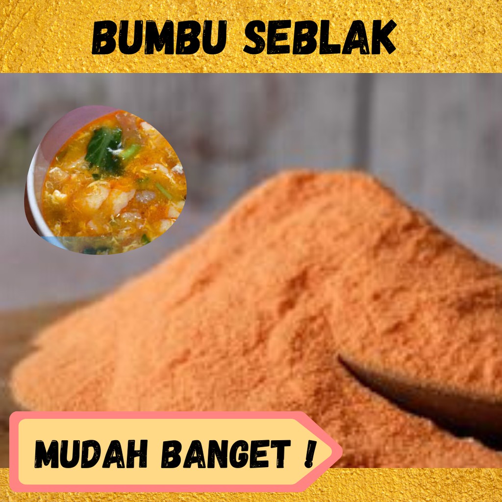 BUMBU TABUR SEBLAK 1 KG FOOD GRADE 1Kg Bubuk Seblak Kering Instan Bumbu Tahu Bulat Singkong Cilung