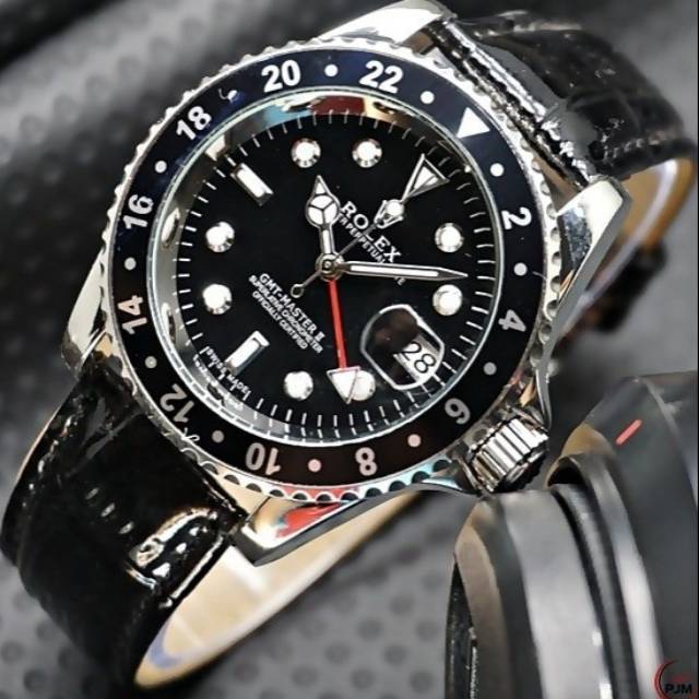 Jam Tangan Pria Rolex Automatic Mesin Tali Kulit New