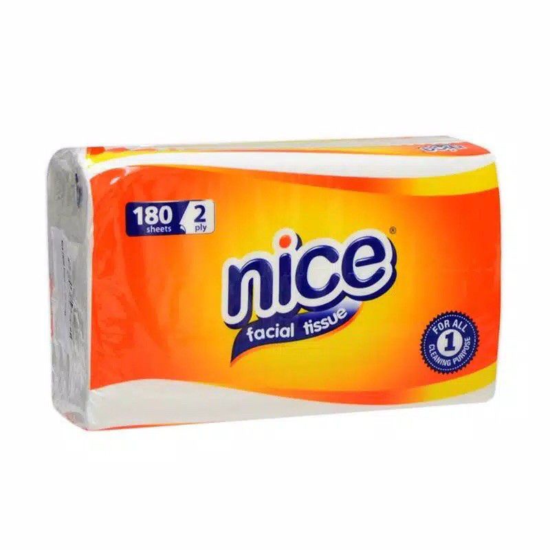 Tisu Murah NICE Facial Tissue 180 Sheets 2 Ply / Tissu Travel Refill TISSUE / TISU NICE 180 SHEET