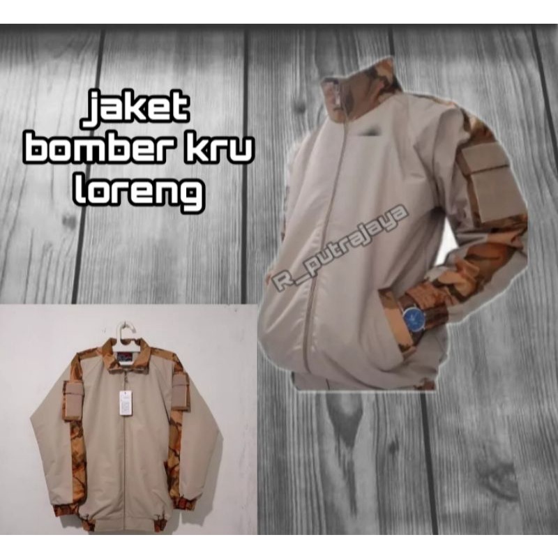 JAKET BOMBER TACTICAL/JAKET KRU/JAKET CREW BAHAN TASLAN WATERPROOF